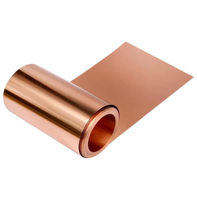 Photo 1 of 1Pcs 99.9% Copper Foil Shielding Sheet Pure Coppers Cu Metal Sheet Foil Plate Coppers Sheet Thickness 0.05-0.5mm Length1000mm (0.5x50x1000mm)