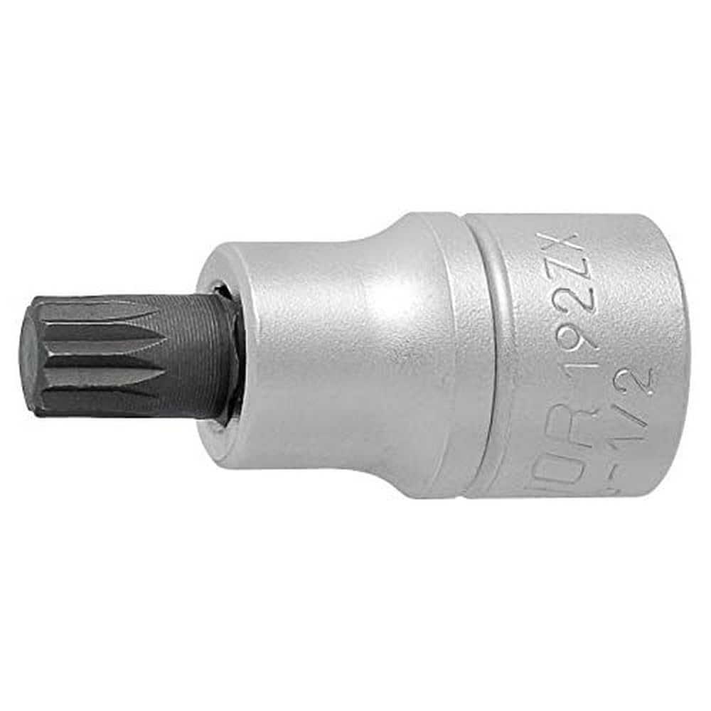Unior 192/2ZX Screwdriver Bit 1/2 Inch with Vielzahnpr Profile, Long, M12