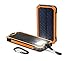 Solar Chargers 30,000mAh, Dualpow Portable Dual USB Solar Battery Charger External Battery Pack Phone Charger Power Bank with Flashlight for Smartphones Tablet Camera (0RANGE)