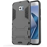 Asus ZenFone V V520KL Case, TopACE Slim Robot Armor Stand Shockproof Hybrid Rugged Rubber Hard back Case for Asus ZenFone V V520KL (Gray)