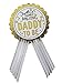 Daddy to Be Pin Twinkle Little Star Baby Shower Pin for dad to wear, White & Gold, It's a Girl, It's a Boy Sprinkle
