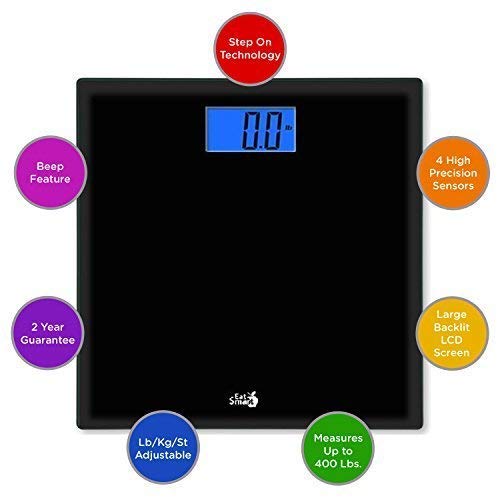 EatSmart Products Precision Choice Digital Bathroom Scale - Thumbnail 4