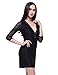 OMEYA.WANSHIDA.Women Hollow Out V-Neck Lace Dress