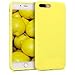kwmobile TPU Case Compatible with Apple iPhone 7 Plus / 8 Plus - Case Soft Slim Smooth Flexible Protective Phone Cover - Pastel Yellow Matte