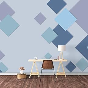 Wall Mural Abstract Geometric Pattern Removable Wallpaper Wall Sticker for Bedroom Living Room - 66x96 inches