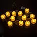 WINCAN 12pcs Amber Yellow Flickering Timing Flameless LED Tea Light Candles with Timer Flameless Candles Battery powered, Wax Dripped Battery Operated Tealights for Wedding, Birthday, Home Party