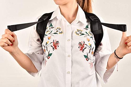New Natural Adjustable Back Posture Corrector Brace for Women & Men by PostureOz – Deluxe Product Made of Soft, Strong, Breathable, Washable Material - with an Extra Inflatable U Shaped Travel Pillow