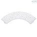 Leegoal 120 White Vine Filigree Laser Cut Lace Cupcake Wrapper Wraps Liner Wedding Party Cake Decoartion