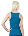 Zenana Outfitters 4 Pack Womens Basic Ribbed Tank Top BLACK/WHITE/PURPLE/JADE L