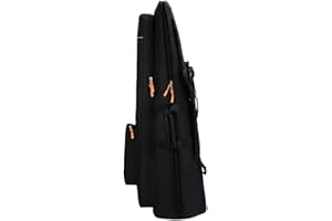 DECHOUS Oxford Cloth Trombone Bag Double Shoulder Straps and Handheld Carry Padded Trombone Set Case for Transport and Storag
