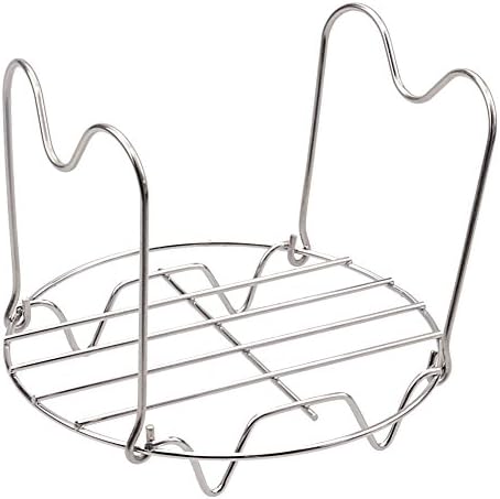 Steamer Rack Trivet with Easy Grip Handles for Instant Pot 3QT 5QT Stand Other Electric Pressure Cookers-Mini Size