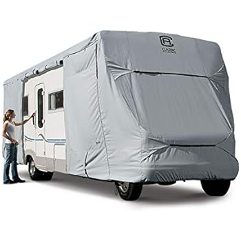 Classic Accessories OverDrive PermaPro Heavy Duty Cover for 33' to 35' Travel Trailers, Grey (Limited