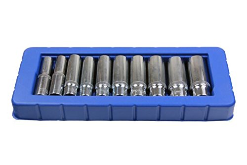 US Pro 10pc 3/8"Dr Deep Sockets 10-19mm single Hex, 6 Point B3237