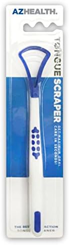 AZHEALTH Tongue Cleaner, Prevents Gum Disease for Complete Oral Care, Blue