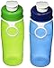Rubbermaid Refill Reuse, 2 Pack, 32 oz, Chug Bottle Green/Blue