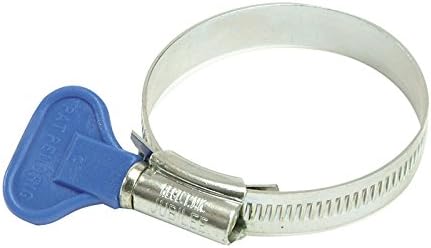WS025 Wingspade Hose Clip 16mm - 25mm 5/8in - 1in, Silver