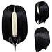 Nobel Hair Human Hair Lace Front Wigs For Black Women Brazilian Virgin Human Hair Short Bob Wigs Straight Glueless Lace Wig 12Inch 150% Density