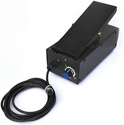 Lotos Technology FP05 Foot Pedal for Plasma Cutter Welder Amp Control 5 Pin Lotos FP05 for Plasma Cutter and Welder Combos CT520D LTPDC2000D
