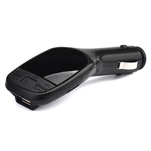 Dressffe Wireless MP3 Player Auto FM Transmitter Modulator LCD Car Kit USB Charger SD MMC - Thumbnail 2