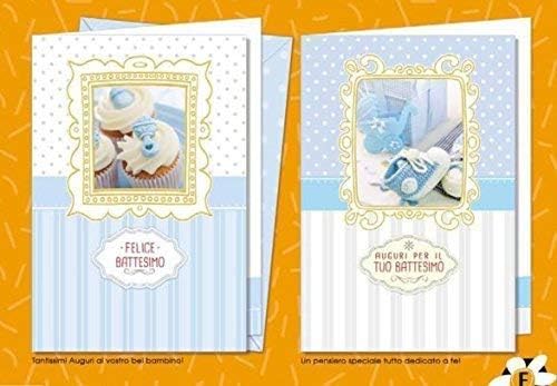 Subito Disponibile Biglietto Auguri Felice Battesimo Bambino 1 A Scelta Amazon It Casa E Cucina