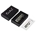 Torch Cigar Lighter Quad Flame Jet Lighter Butane Refillable Windproof with Cigar Punch Cutter Grey (No Butane prefilled)