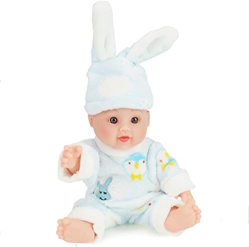 12 inches toy baby dolls for kind and girl (blue rabbit)