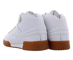 Fila unisex-child F-13,White/White/Gum,6 Big Kid