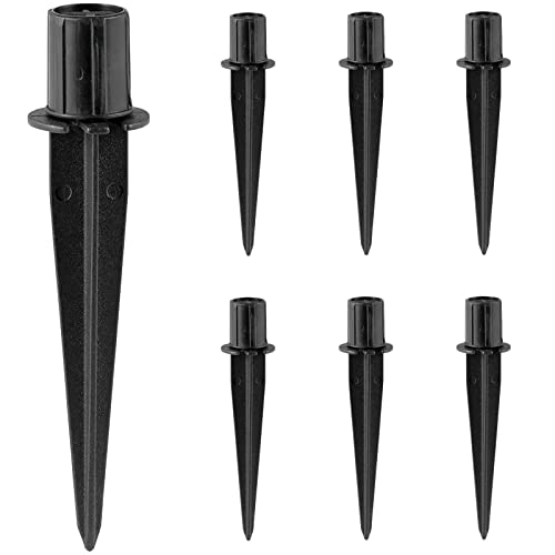 Photo 1 of Metal Stakes Solar Lights Replacement Spike - Outdoor Ground Stake for Garden Lights Landscape Yard Pathway Patio Lamps Pole (Metal-6 Pack) - 0.78x5.36 inches
