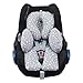 JYOKO Kids Reducer Cushion Infant Head & Baby Body Support Antiallergic 100% Cotton (Head, Body and Back Support, White Star) 3 Parts