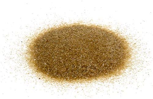 Galaxy Dust Crystal Amber 1lb - Crushed Glass for Arts and Crafts, Glitter, Snow Globes, Fairy Gardens, Terrarium, Vase Filler, Fusing.