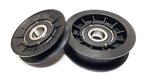 V-Idler Plus Flat Idler Pulley for GX20286 GX20287 (Drive Idlers) Used on John Deere, Sabre, Scotts Mowers