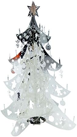 silver julgran Pluto Intricate Silver Metal Julgran Table Top Tree   18cm: Amazon 