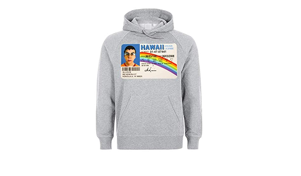 McLovin Driving License Unisex Sweatshirt Hoodie Capucha Sudadera XX-Large:  Amazon.es: Ropa