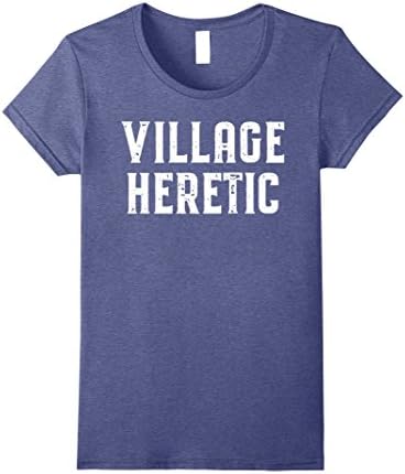 Womens Village Heretic T-shirt Medium Heather Blue