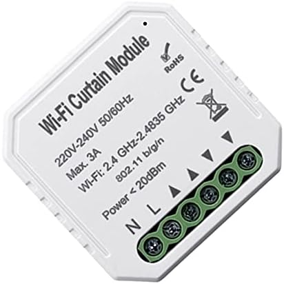 DERCLIVE WiFi inteligente cortina interruptor mdulo WiFi Smart Shutters temporizador interruptor inalmbrico control remoto para Roller Shutter Motor