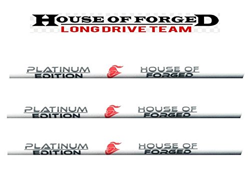 House of Forged Platinum 48" Matrix Golf Shaft + Free OEM Driver Adaptor World Long Drive - X, 2X or 3X Flex