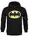 Official Batman Distressed Logo Men's Hoodie (M)