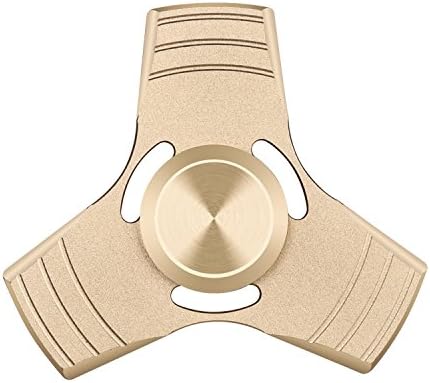 Saukatia Triangle Hand Spinner Fidget Toy With Superior Quality High Speed Spins Lasting 4 Minutes Perfect For Anxiety/Decompression and Time to Pass (Pink)