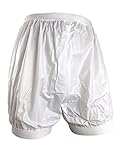 Haian Adult Incontinence Pull-on Plastic Comfort Pants (Large, White)