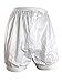 Haian Adult Incontinence Pull-on Plastic Comfort Pants (Large, White)