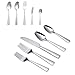 Brightown 45-Piece Silverware Flatware Cutlery Set in Ergonomic Design Size and Weight, Durable Stainless Steel Tableware Service for 8, Dishwasher Safe primary