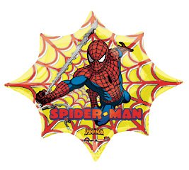 Spiderman Web Shaped 35 Mylar Balloon by Marvel