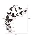 Mirror Wall Decor, Home Inspira Butterfly Mirror Wall Decals Removable DIY 3D Mirrors Wall Stickers Acrylic Art Home Decorative For Living Room Kids Bedroom 14pcs