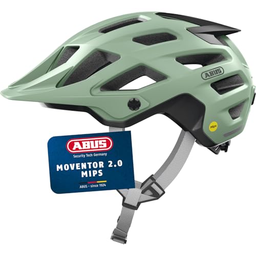 ABUS MTB-Helm Moventor 2.0 MIPS, Fahrradhelm in Grün, Größe S