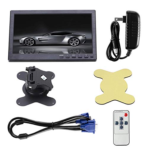 ATian 10.1 inch TFT LCD IPS 1280x800 HD Wide Viewing Angle Color Display Screen Security Monitor CCTV Surveillance Monitor Video Monitor with Speaker & AV/VGA/HDMI/BNC/USB Input - Thumbnail 6