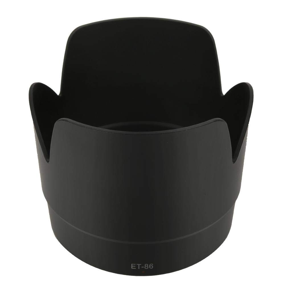 Camera Lens Hood,ET-86 Black Plastic Lens Hood for EF 70-200mm f/2.8 Cameras,Mounted on The Camera Firmly and Stably