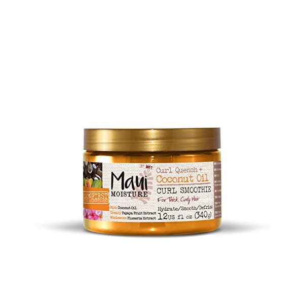 Maui-Moisture-Vegan-Hair-Mask-for-Curly-Hair-Coconut-Oil-Aloe-Vera-340-g Maui Moisture Coconut Oil Hair Mask for Curly Hair, 340g
