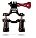 The 888 Camera Mount Kit, sports mount kit for GoPro Hero cameras, anodized aluminum screws. Works with GoPro Hero, & Hero Session units. Includes (2) pivot arms, and extra thumb screws