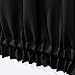 Nicetown Practical Thermal Insulated Blackout Curtain Panel for French Door / Patio 54W by 72L Inches - Black - 1 Panel