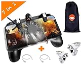 Game-Yorker Mobile Game Controller for Pubg and More | 4000mAh & Cooling Fan | L1R1 Shoot-Aim Triggers | Joystick Gamepad for iOS & Android Phone (Latest Version) | with Storage Bag & Extra Trigger
